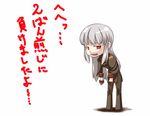  artist_request gloves grey_hair long_hair military military_uniform red_eyes selvaria_bles senjou_no_valkyria senjou_no_valkyria_1 solo translation_request uniform 