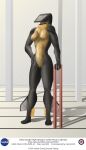 absurd_res affront aircraft anthro breasts english_text featureless_breasts featureless_crotch featureless_face female hand_on_hip hi_res living_aircraft living_machine living_vehicle machine multicolored_body nasa shaded soft_shading solo standing text thick_thighs two_tone_body url vehicle x-43a