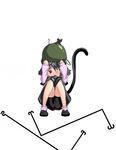  animal_ears bad_id bad_pixiv_id child mouse nazrin red_eyes solo squatting tail touhou xulhey 
