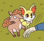  all_fours ambiguous_gender anime black_eyes black_nose black_skin bow brown_fur canine clothing cross-eyed crossover cute derp disembodied_arm eyelashes female fennec fennekin feral fox fur grass group happy human humor japanese looking_away looking_up mammal nintendo open_mouth orange_eyes orange_fur outside parody pink_skin plant pointy_ears pok&#233;mon pok&eacute;mon raised_leg shiny shirt skin slap smile standing the_simpsons tongue tongue_out unknown_artist video_games vulpix white_fur yellow_fur 