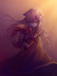  absurdres green_eyes hat hickory121 highres league_of_legends long_hair lulu_(league_of_legends) pointy_ears purple_hair purple_skin tears witch_hat yordle 