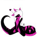  black_scales girly hair invalid_tag long_hair looking_at_viewer male markings naval navel pink_scales plain_background python reptile scalie sitting snake solo spread_legs spreading thick_tail vexelpython white_background white_hair 