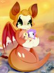  artist_littlepolka cub dust:_an_elysian_tail fidget nimbat video_games wings young 