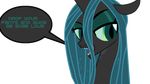  animated changeling equine female feral friendship_is_magic horse mammal my_little_pony pony queen_chrysalis_(mlp) solo tiarawhy tongue 