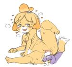  animal_crossing anthro blush breasts canine chombie cum cum_in_pussy cum_inside disembodied_penis dog female hair_bun isabelle_(animal_crossing) male mammal nintendo nipples nude penis pussy sex shizue shizue_(animal_crossing) spread_legs spreading straight video_games 