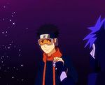  animated animated_gif black_hair hatake_kakashi lowres naruto naruto_shippuuden short_hair uchiha_obito young younger 