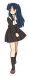  1girl blue_hair brown_eyes long_hair lum10 ranma_1/2 tendou_akane 