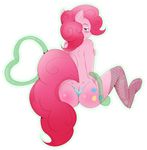  alpha_channel anthro anthrofied back blue_eyes blush breasts butt cutie_mark equine female friendship_is_magic fur hair horse looking_back mammal my_little_pony panties pink_fur pink_hair pinkie_pie_(mlp) plain_background pony side_boob solo tentacles topless transparent_background underwear unknown_artist 