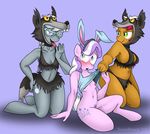  anthro anthrofied babs_seed_(mlp) blue_eyes blush bottomless breasts brown_fur clothing costumes cutie_mark diamond_tiara_(mlp) equine eyewear female freckles friendship_is_magic fur glasses green_eyes grey_fur group hair horse kneeling mammal my_little_pony nipples pink_fur plain_background pony pubes purple_eyes silver_spoon_(mlp) sitting susiebeeca tongue tongue_out two_tone_hair undressing 