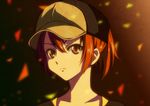  alternate_hairstyle baseball_cap brown_eyes brown_hair casual hat misaka_mikoto ponytail short_hair solo to_aru_kagaku_no_railgun to_aru_majutsu_no_index umino_mokuzu_(shizumisou) 