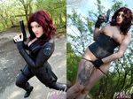  avengers black_widow cosplay marvel pixelvixens 