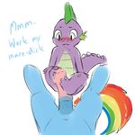  clopper-dude friendship_is_magic my_little_pony rainbow_dash spike 