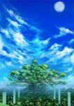  bad_pixiv_id cloud copyright_request day forest miyai_haruki nature no_humans scenery sky tree 