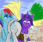  derpy_hooves friendship_is_magic my_little_pony rainbow_dash ray-pemmburge twilight_sparkle 