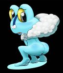  butt female froakie looking_at_viewer looking_back nintendo pdxyz pok&#233;mon porkyman pussy solo video_games 