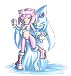  amy_rose bluechika chaos sonic_team tagme 