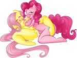  alpha_channel anal anthro anthrofied balls blue_eyes blush cum cum_in_ass cum_inside cutie_mark dickgirl duo equine eyes_closed fluttershy fluttershy_(mlp) friendship_is_magic fur hair horse intersex lying mammal missionary_position my_little_pony nipples on_back pegasus penis pink_fur pink_hair pinkie_pie plain_background pony sex tehbuttercookie transparent_background vein veiny_penis watermark wings yellow_fur 