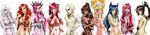  ahri akali asa94 ashe diana janna katarina league_of_legends miss_fortune nidalee shyvana zyra 