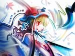  abstract aki_minoriko blonde_hair hat lowres solo tanaka_ken'ichi touhou 