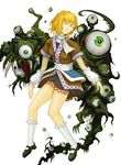  bad_id bad_pixiv_id blonde_hair closed_eyes green_eyes horror_(theme) mizuhashi_parsee monster pointy_ears sai-go solo touhou 