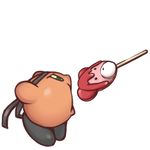  candy crossover fire_emblem fire_emblem:_kakusei food fruit gaia_(fire_emblem) headband kirby lollipop nintendo orange solo 