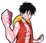  8fate black_hair monkey_d_luffy one_piece pirate 