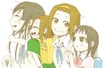  akiyama_mio backpack bag blush child hairband holding_hands k-on! multiple_girls oke_(okeya) randoseru sakuragaoka_high_school_uniform school_uniform smile tainaka_ritsu time_paradox 