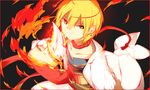  ali_baba_saluja blonde_hair ciel_arc dagger earrings fire jewelry magi_the_labyrinth_of_magic male_focus solo weapon 