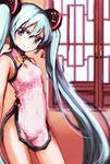  china_dress chinese_clothes dress hatsune_miku long_hair shinryou_rei solo twintails very_long_hair vocaloid 