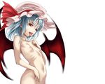 flat_chest nude remilia_scarlet saburou_(hgmg) touhou white wings 