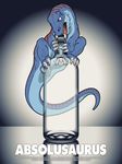  bottle dinosaur helvetica_(artist) invalid_color scalie teeth vodka 