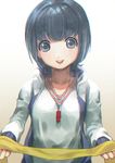  blue_hair breasts inazuma_eleven_(series) inazuma_eleven_go inazuma_eleven_go_galaxy jacket looking_at_viewer medium_breasts ogino_atsuki open_clothes open_jacket open_mouth short_hair solo sorano_aoi track_jacket whistle 