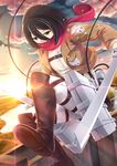  mikasa_ackerman mizunashi_kenichi shingeki_no_kyojin tagme 