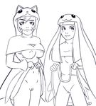  digimon edmd multiple_girls siblings sistermon sistermon_blanc sistermon_noir 