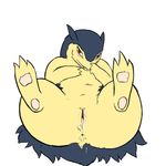  anus cum cum_drip cum_in_pussy cum_inside dripping female nintendo pawpads pok&#233;mon porkyman pussy python13rp sildre solo typhlosion video_games 