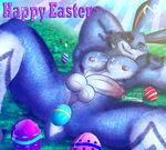  anal anal_insertion anal_penetration anus balls bunnymund cum easter easter_bunny egg holidays insertion lagomorph male mammal nude penetration penis rabbit rise_of_the_guardians solo unknown_artist 