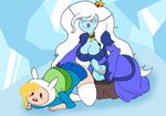  adventure_time dateless fionna_the_human_girl ice_queen tagme 