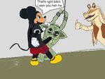  jar_jar_binks mickey_mouse star_wars tagme yoda 