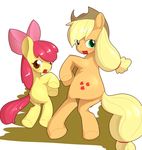  apple_bloom applejack cutie_mark_crusaders friendship_is_magic my_little_pony tnmrhd0 