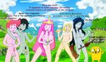  adventure_time anma finn_the_human jake_the_dog marceline marshall_lee prince_gumball princess_bubblegum 