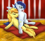  braeburn friendship_is_magic my_little_pony rule_63 soarin staggeredline 