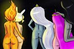  adventure_time fionna_the_human_girl flame_princess ice_queen marceline princess_bubblegum rainbowsprinkles 