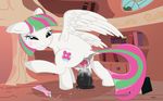  anus bloss blossomforth blossomforth_(mlp) blue_eyes clitoris dildo equine female feral freckles friendship_is_magic fur gaping gaping_pussy hair hi_res lube mammal my_little_pony pegasus pussy sex_toy two_tone_hair urethra white_fur wings 