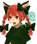  bad_id bad_pixiv_id braid kaenbyou_rin red_eyes red_hair solo touhou usagiho 