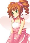  brown_hair child cute_&amp;_girly_(idolmaster) drill_hair green_eyes idolmaster idolmaster_(classic) idolmaster_1 inou_shin solo takatsuki_yayoi twintails 