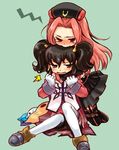  anise_tatlin arietta black_hair brown_eyes child genin_(sirotokuroto) gloves hat long_hair multiple_girls pink_eyes pink_hair tales_of_(series) tales_of_the_abyss tears thighhighs twintails 