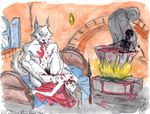  big_bad_wolf demoncartoonist fairy_tales grandma literature little_red_riding_hood 