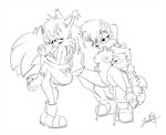  nicole_the_lynx oyashiro_thr43 sally_acorn sonic_team sonic_the_hedgehog tails 