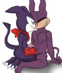  crossover digimon frottage gay impmon jersey_devil jerseydevil male penis 