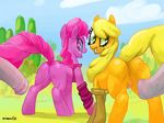  applejack friendship_is_magic my_little_pony pinkie_pie purevil 